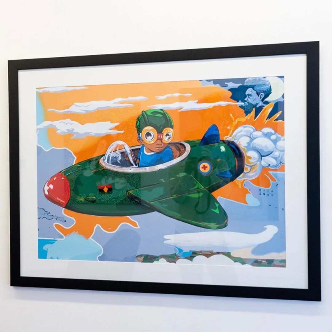 Hebru Brantley: When The Wind Drives You Forward — Ze Art Gallery